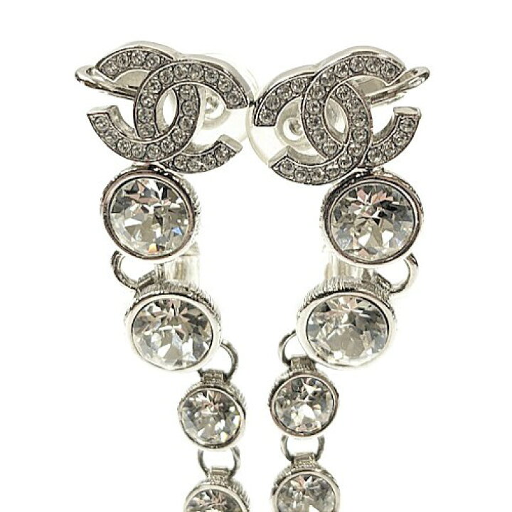 楽天市場】CHANEL シャネル ロング ピアス B23S メタル クリスタル  