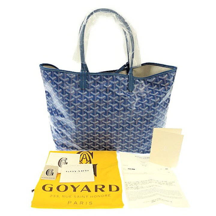 楽天市場】GOYARD ゴヤール サンルイPM ゴヤールディン ブルー バッグ 