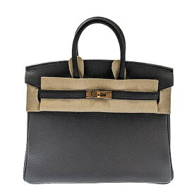 【ポイント5倍】11/10限定！ HERMES エルメス バーキン25 B刻印 2023年製 トゴ ブラック ゴールド金具 バッグ ハンドバッグ