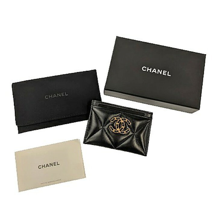 楽天市場】CHANEL シャネル シャネル19 カードケース AP1167 ランダム  