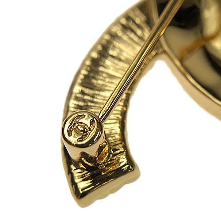 楽天市場】CHANEL シャネル ココマーク ブローチ B24P メタル ゴールド  