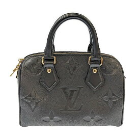 【ポイント5倍】11/10限定！ Louis Vuitton LV ルイヴィトン スピーディ・バンドリエール20 M58953 ICチップ反応有 モノグラム・アンプラント レザー ブラック バッグ ハンドバッグ ショルダーバッグ 2WAY