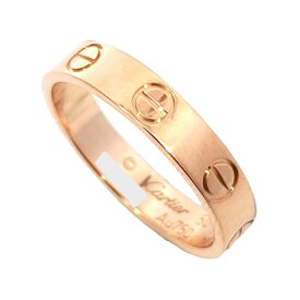 Cartier　カルティエ　ミニラブ　B40852　750PG　K18PG　ピンクゴールド　アクセサリー　ジュエリー　JW　宝飾品　レディース　BJ　ブランドジュエリー　リング　指輪　50号　10号　付属品　保証書　箱