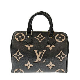 【ポイント5倍】11/10限定！ Louis Vuitton LV ルイヴィトン スピーディ・バンドリエール25 M58947 バイカラー モノグラム・アンプラント レザー ブラック バッグ ハンドバッグ ショルダーバッグ 2WAY