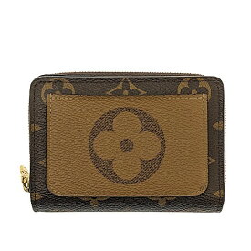 【ポイント5倍】11/10限定！ Louis Vuitton LV ルイヴィトン ポルトフォイユ・ルー M81461 ICチップ反応有 モノグラム レザー ブラウン 財布 二つ折り コンパクトウォレット