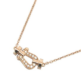 FRED　フレッド　フォース10 スモール　7B0280　750PG　K18PG　ピンクゴールド　ハーフダイヤ ブリリアントカットホワイトダイヤモンド　14粒　0.06ct　アクセサリー　ジュエリー　JW　宝飾品　レディース　ネックレス　BJ　ブランドジュエリー　付属品　保証書　箱