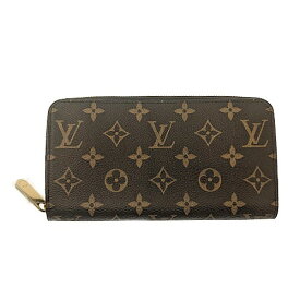 【ポイント5倍】11/10限定！ Louis Vuitton LV ルイヴィトン ジッピー・ウォレット M42616 ICチップ反応有 モノグラム レザー ブラウン 財布 長財布 ラウンドジップ ユニセックス