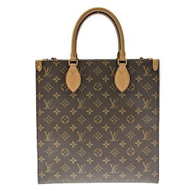 【ポイント5倍】11/10限定！ Louis Vuitton LV ルイヴィトン サック・プラPM M46263 ICチップ反応有 モノグラム レザー ブラウン レッド バッグ ハンドバッグ ショルダーバッグ 2WAY