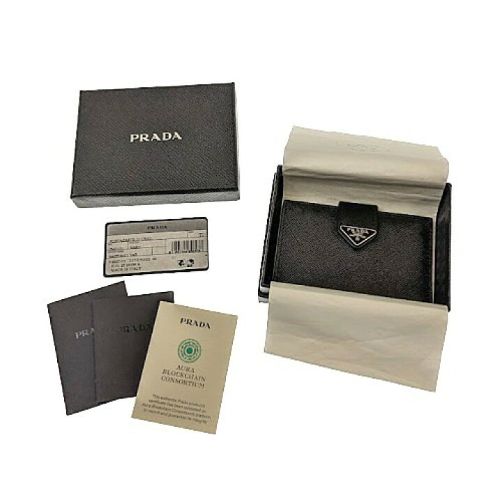 楽天市場】PRADA プラダ 二つ折り カードケース 2MC101 サフィアーノ 