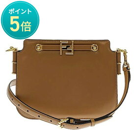 【ポイント5倍】7/20限定！ FENDI フェンディ フェンディ タッチ 8BT349 レザー ブラウン バッグ ショルダーバッグ