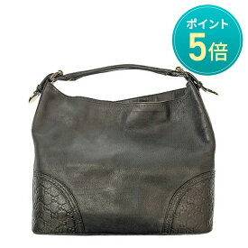 【ポイント5倍】7/20限定！ GUCCI　グッチ　グッチシマ　ワンショルダーバッグ　181514　レザー　こげ茶　バッグ　肩掛け　ショルダーバッグ
