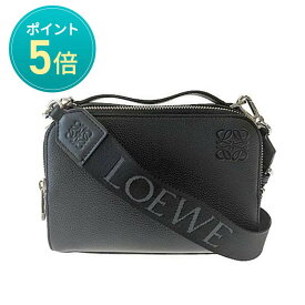 【ポイント5倍】7/20限定！ LOEWE ロエベ クロスボディ カメラバッグ ミニ C660R41X01 レザー ブラック アナグラム バッグ ショルダー メンズバッグ 2WAY レディース ユニセックス
