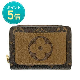 【ポイント5倍】7/20限定！ Louis Vuitton LV ルイヴィトン ポルトフォイユ・ルー M81461 ICチップ反応有 モノグラム レザー ブラウン 財布 二つ折り コンパクトウォレット