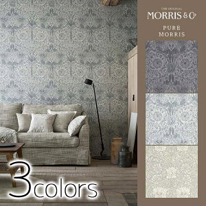 �y�ő�2000�~�N�[�|���z�ǎ� �N���X �̂�Ȃ� �A���ǎ� �C�M���X�� PURE MORRIS NORTH WALLPAPERS Morris �E�C���A���E�����X �i�� 216523 216524 216525 PureHoneysuckle&Tulip 1���[�� ��68.6cmx10m�P�ʔ̔� �� F������