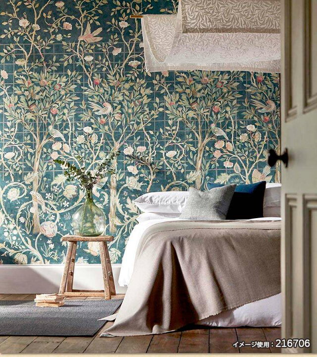 楽天市場 輸入壁紙 イギリス製 Morrisarchivewallpapersv モリスアーカイブ5 Morris ウイリアム モリス 品番 Melsetter 3mstocked 1ロール 巾140cmｘ3ｍ 単位販売 不織布 F 不燃 カーテン壁紙床材専門店 Refolife