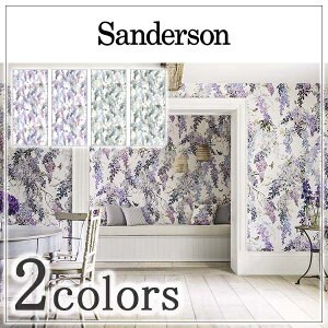 yX[p[SALEN[|zzzǎ NX ̂Ȃ Aǎ CMX WATERPERRY WALLPAPERS Sanderson T_[\ i 216296 216297 216298 216299 WisteriaFalls 1 137cmx3mPʔ̔ sDz F