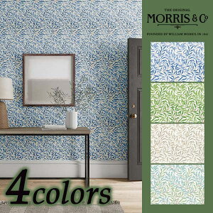 yő2000~N[|P2{zǎ NX ̂Ȃ Aǎ CMX SIMPLY MORRIS WALLPAPERS MORRIS&Co. EBAX i 217080 217081 217082 217083 Willow Boughs EB[{E 1{Pʔ̔ 52cm×10m