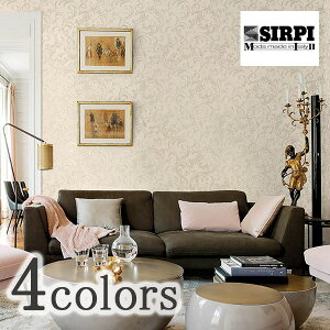 【最大1000円クーポン★P2倍】壁紙 クロス のりなし 壁紙 クロス のりなし 輸入壁紙 TECIDO select テシードセレクト SIRPI シルピィ 品番 24831 24832 24834 24836 1ロール 52cm×10m単位販売 イタリア製 塩化