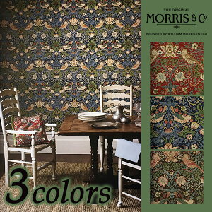 ǎ NX ̂Ȃ Aǎ CMX MorrisArchiveWallpapersII XA[JCu2 Morris ECAEX i 212563 212564 212565 StrawberryThief D_ 1[ 52cmX10.05mPʔ̔  F