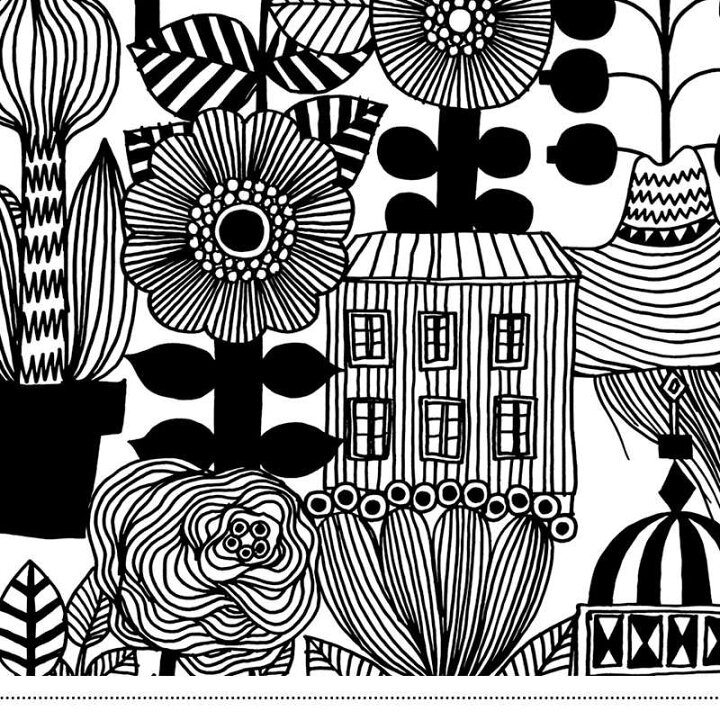 楽天市場 輸入壁紙 フィンランド 生産はイタリア 製 Marimekko5 マリメッコ5 Marimekko マリメッコ メーカー品番 Lintukoto 1ロール 巾70cmx10 05m 単位販売 不織布 F 不燃 カーテン壁紙床材専門店 Refolife