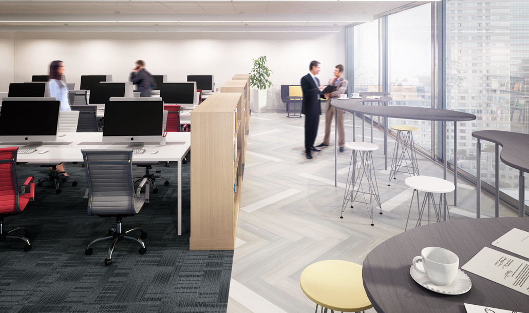 Floorfix30・50 フロアフィックス 営業しながら改修できる床改修パック 100平米以下 オフィス 全国三星床工事業協会