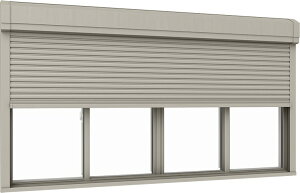 �T�[���XA �V���b�^�[�t���Ⴂ�� 4������ �W���^�C�v / �蓮 ��ʕ��w�K���X�d�l 25620 W�F2,600mm × H�F2,030mm LIXIL ���N�V�� TOSTEM �g�X�e��