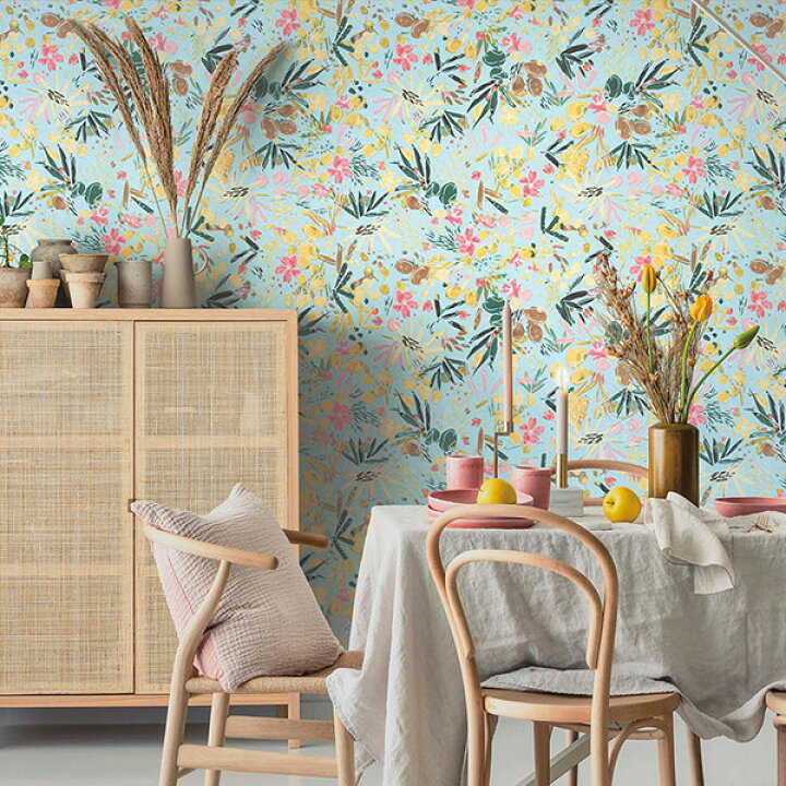 楽天市場 今だけ価格 はがせる壁紙rilm 93cm幅オーダーカット 738 ハワイアンリゾート 返品 交換不可 きせかえマイホーム 楽天市場店