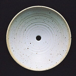 LIXIL ●手洗器単品 ベッセル式 丸形 φ350 常滑焼 創の美 産地別シリーズ 陶房杉 白艶消 L-26/SU1