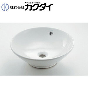 カクダイ 洗面器単品 Claytan ベッセル式 丸形 容量:4.5L オーバーフロー付 #CL-WB1504