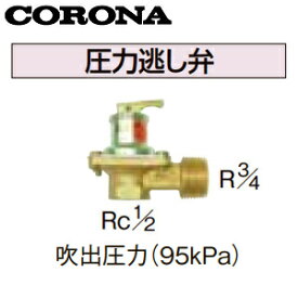 CORONA 圧力逃し弁 吹出圧力95kPa 水道配管用部材 石油給湯器部材 UIB-9-A