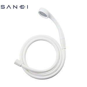 三栄水栓製作所 シャワーヘッドセット フラット ホース 長さ1.6m PS324-CTA-MW2