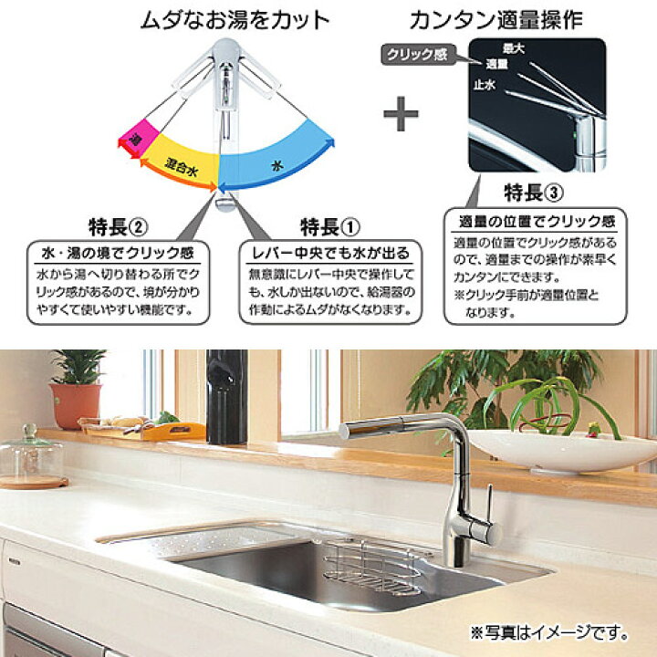 楽天市場】【3年あんしん保証付】KVK キッチン用蛇口 台 シングル  