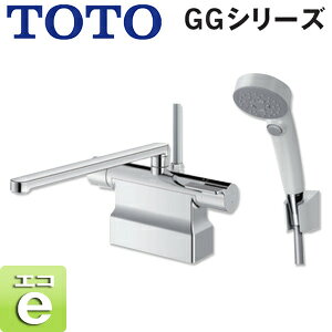 TOTO 浴室用蛇口 GGシリーズ 台 サーモスタット混合水栓 取り替え兼用 コンフォートウエーブクリックシャワー(樹脂) スパウト300mm 可変ピッチ式 一般地 TBV03424J1