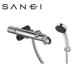 三栄水栓製作所 浴室用蛇口 壁 シャワー専用 サーモスタット混合水栓 スパウトなし 一般地 SK1814-N-13