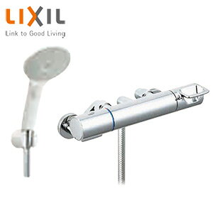 LIXIL 浴室用蛇口 クロマーレS 壁 シャワー専用 サーモスタット混合水栓 エコアクアスイッチシャワー スパウトなし 一般地 BF-KA247TSJM