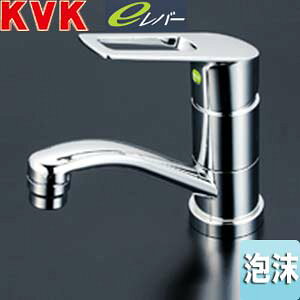 KVK 洗面用蛇口 台 シングルレバー混合水栓 eレバー水栓 一般地 KM7011TEC