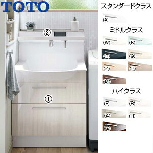 yzTOTO ʉϑZbg IN^[uX Ԍ750mm 1160mm 2io V[ F1 ʒn LDSFM075BCGMN1-set1