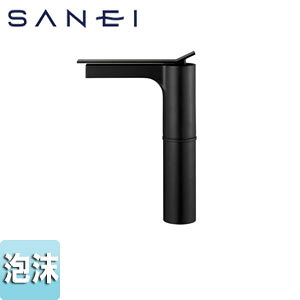 三栄水栓製作所 ●洗面用蛇口 SUTTO 台 シングルレバー混合水栓 泡沫 スパウト170mm マットブラック 一般地 K4731NJV-2T-MDP-13