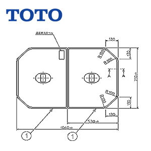 TOTO ӂӂ g݂ӂ 2g 1060mm×710mm zCg lI}[uoXp j[OCgoXp 􂢏tp  PCF1110R#NW1