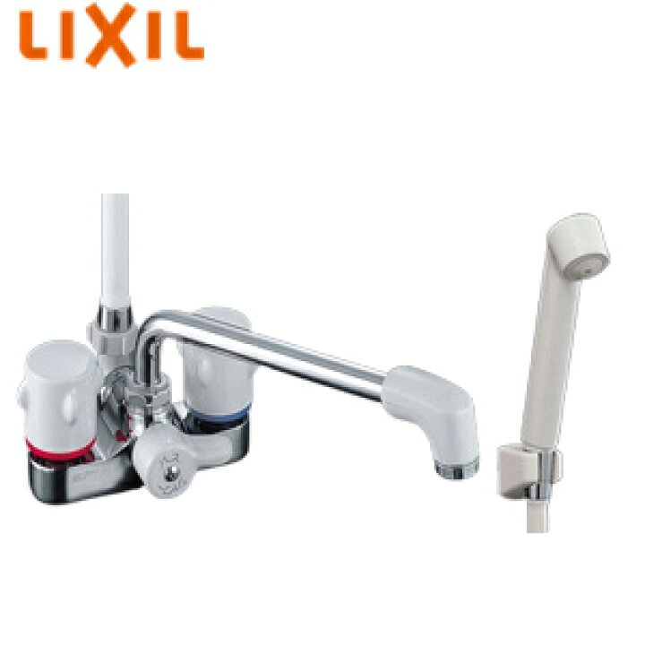 楽天市場】LIXIL 浴室用蛇口 台 2ハンドル シャワーバス水栓 湯水芯 