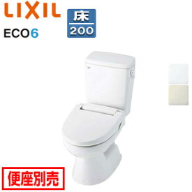 LIXIL ●組み合わせトイレ 一般洋風便器 床:排水芯200mm 手洗い無し ECO6 組み合わせ便器 防露なし 標準サイズ 一般地 C-110STU+DT-5500BL