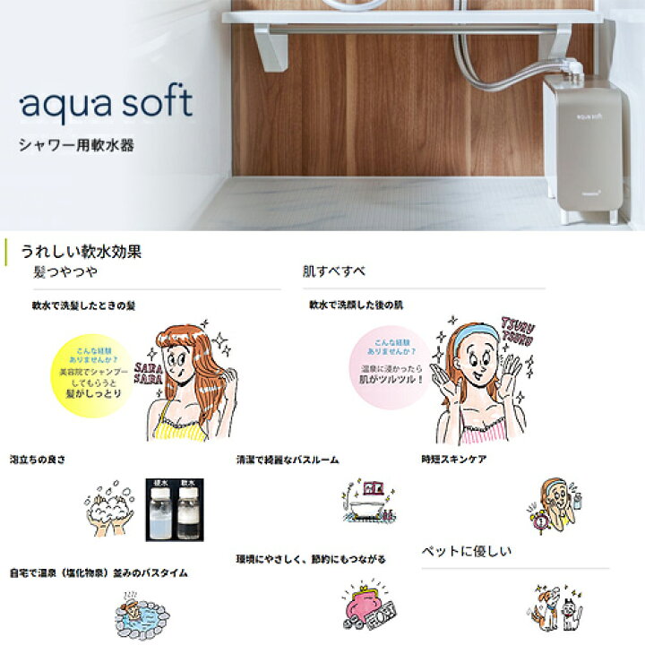 楽天市場】【3年あんしん保証付】ハウステック シャワー用軟水器 
