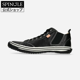 【交換返品送料無料キャンペーン中】SPINGLE SP-442 Black スピングル SP-442 ブラック 革 カンガルーレザー スニーカー サイドゴア 革 スニーカー【サイズ交換可】【楽ギフ_包装】