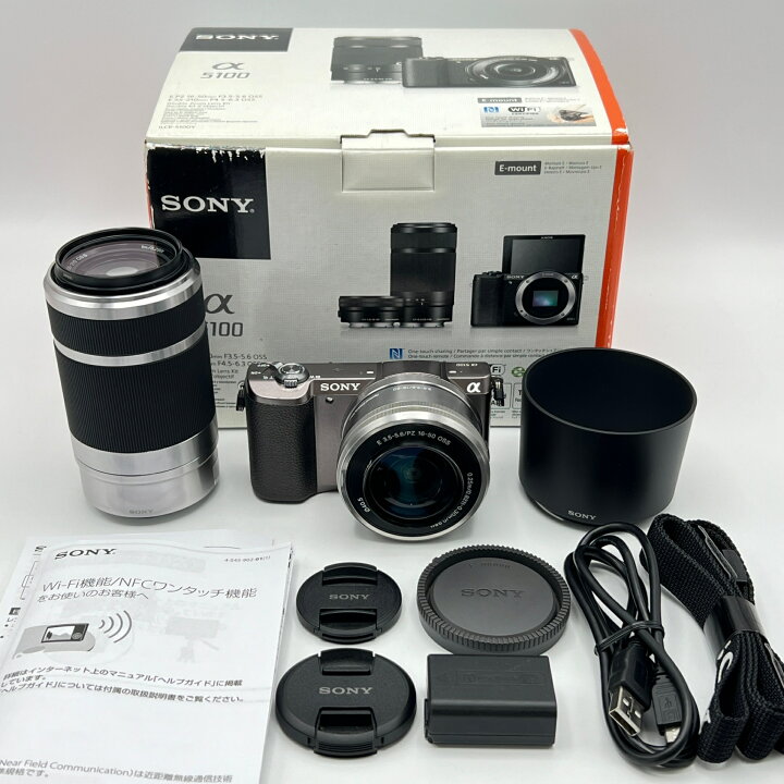 楽天市場】SONY α5100 ILCE-5100Y ダブルズームレンズキット ブラウン 