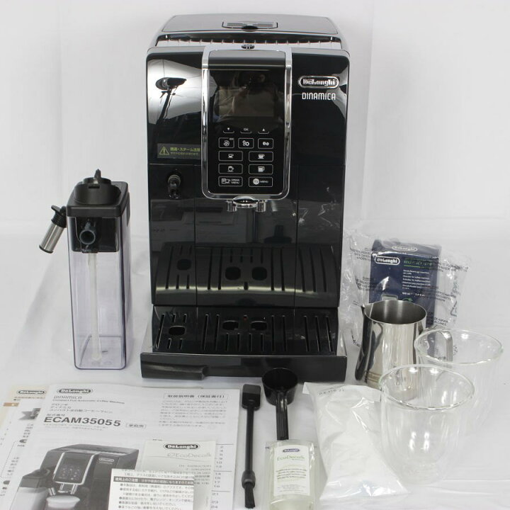 楽天市場】【美品】デロンギ ディナミカ ECAM35055B ミルクタンク付 