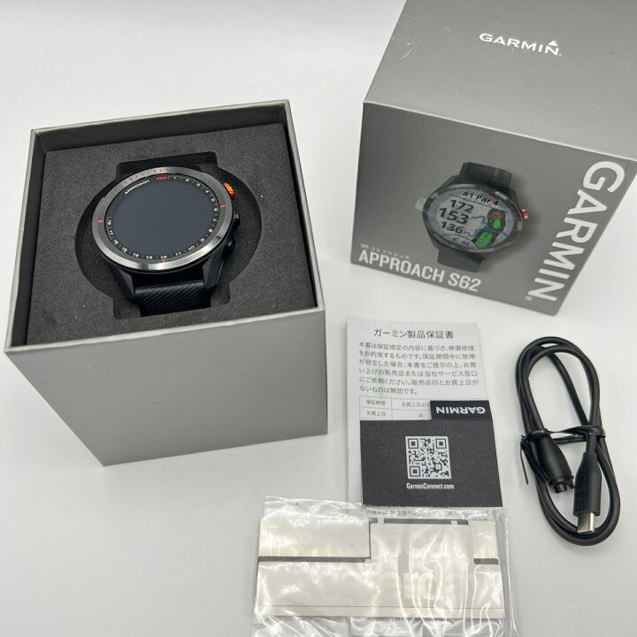 楽天市場】【美品】GARMIN Approach S62 Black 010-02200-20 ゴルフ 