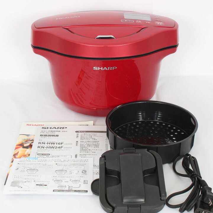 楽天市場】シャープ ヘルシオ ホットクック KN-HW24F-R 無水調理鍋 