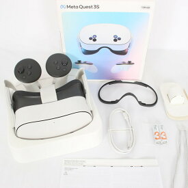 【ポイント2倍！お買い物マラソン】【美品】Meta Quest 3S 128GB VR ヘッドマウントディスプレイ ヘッドセット メタクエスト3S SK-1000204-01 Oculus 本体 【中古】