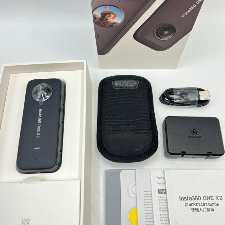 楽天市場】【美品】Insta360 ONE X2 予備バッテリー付き 360度カメラ 