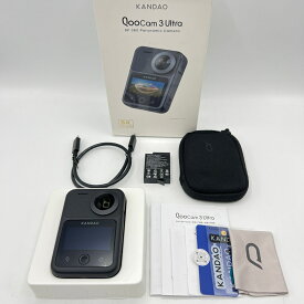 【ポイント2倍！お買い物マラソン】【美品】KANDAO QooCam 3 Ultra QCM0812 8K アクションカメラ 予備バッテリー付 カンダオ 本体 【中古】